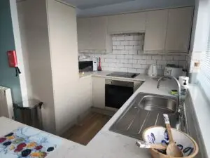 Hot tub residence kitchen