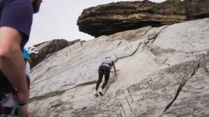 Rock climbing