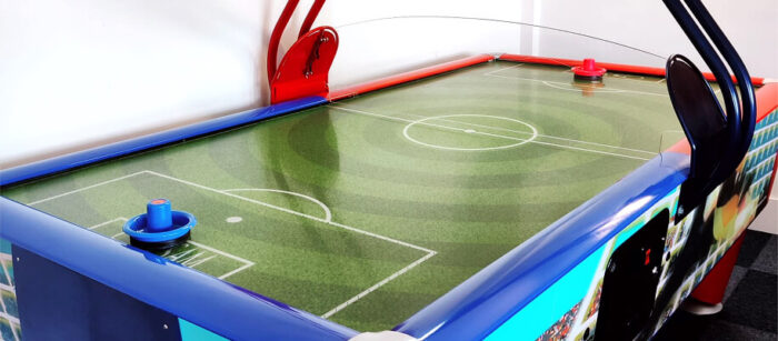 Kids at North Devon Resort Airhockey Table 700x307 1