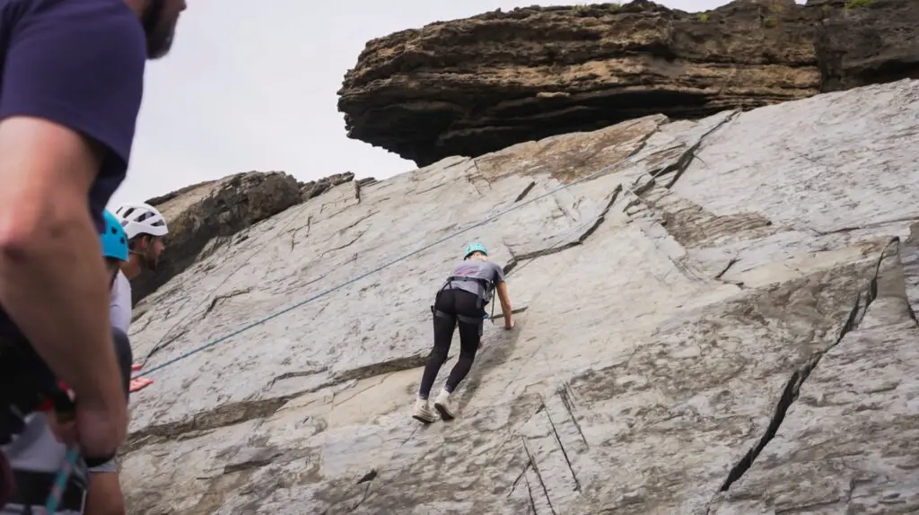 Rock climbing