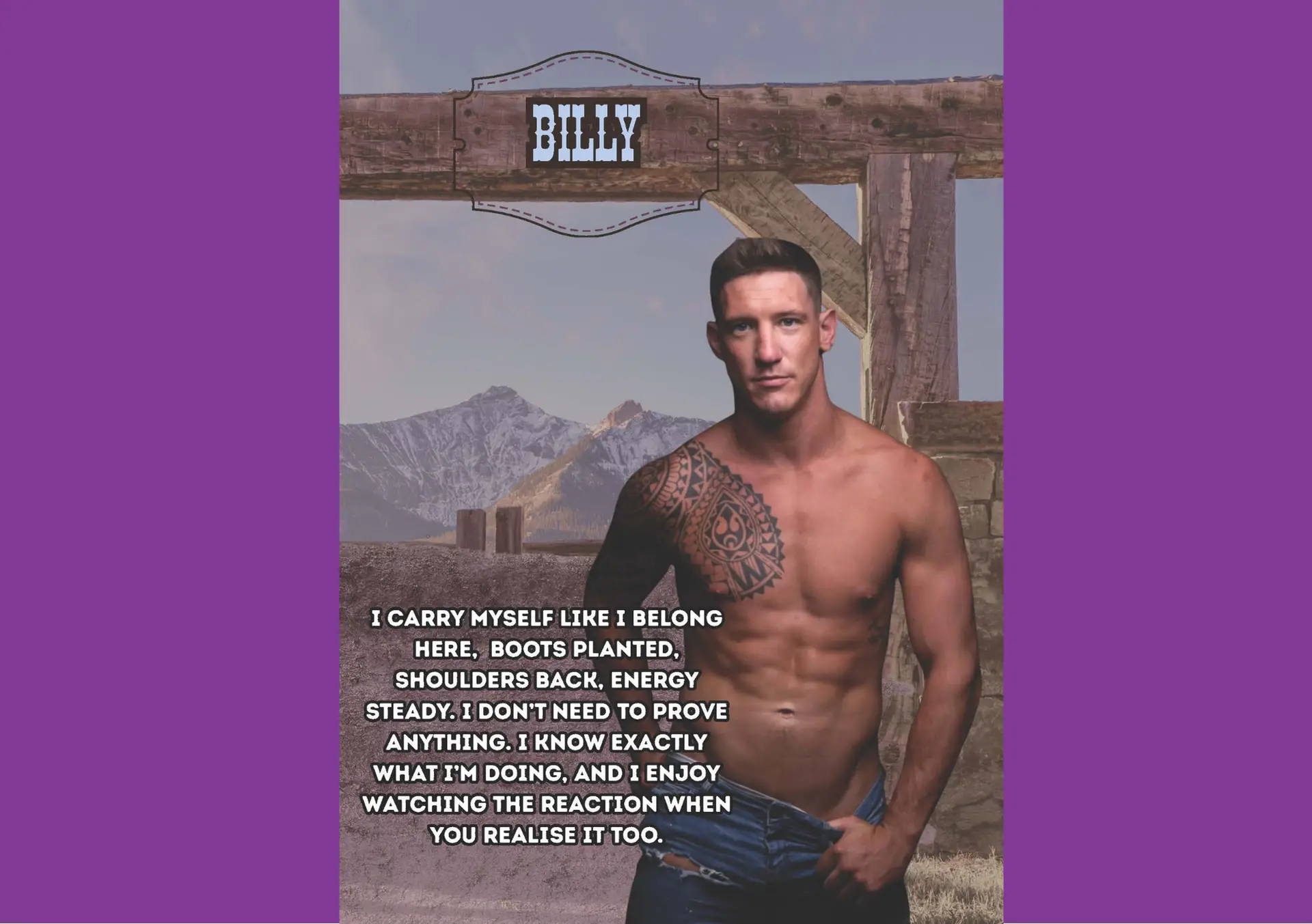 Billy, Pleasure Boys