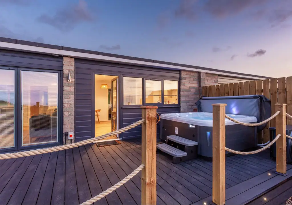 Sea View Hot Tub accommodation in north devon