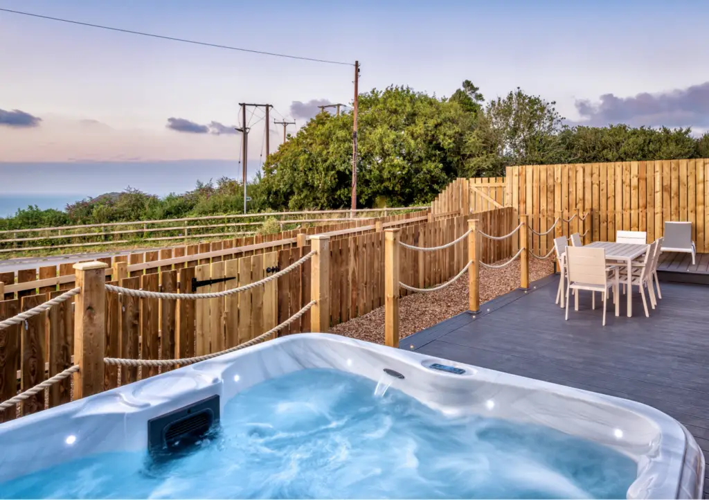 hot tub holiday lodges in devon