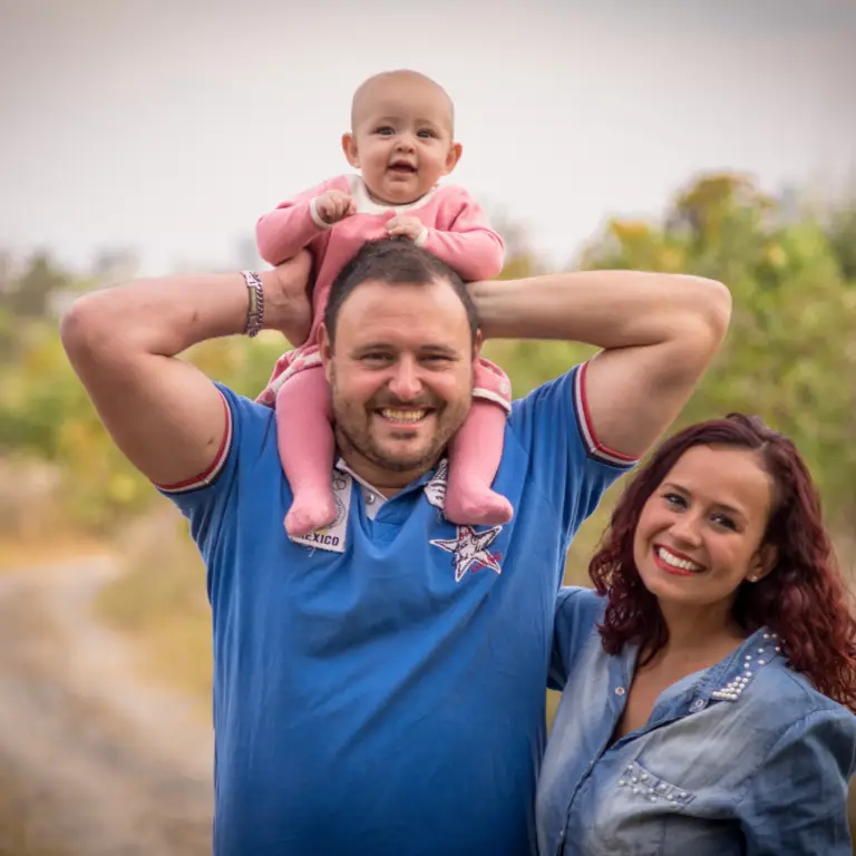 family with baby