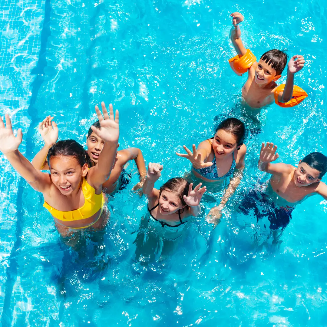 group in pool